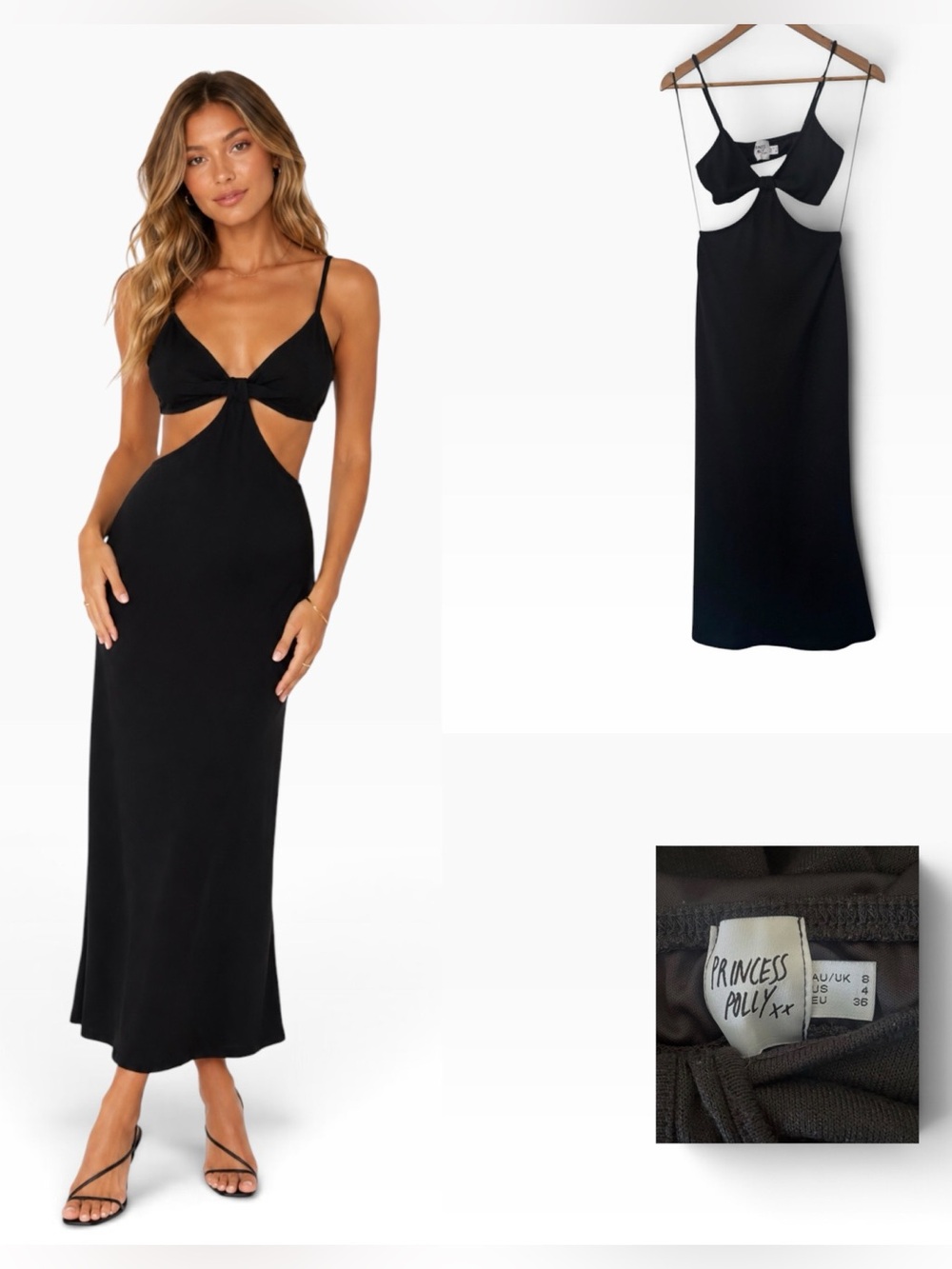 Princess Polly Cutout Midi Dress